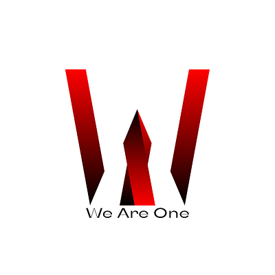 Professional Logo for "We Are One" branding design graphic design logo professional logo typography vector