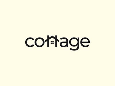 Cottage logo branding cottage logo design graphic design home logo homedeveloperlogo houselogo identity letters logo logodesign logoidea logotype realestate logo simple