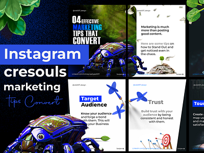 Instagram cresouls Design for marketing post cresouls graphic design instagram instagram carousel marketing post social media social media post taget marketing target audience