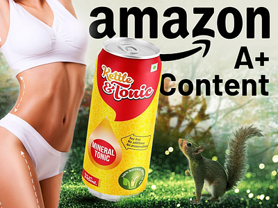 Mineral tonic Nutrients Amazon visuals design ebctemplates.