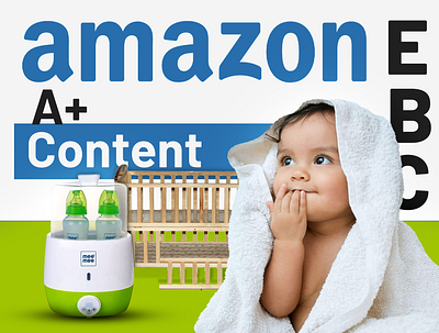 Amazon A+ content fot baby Product ebctemplates graphic design