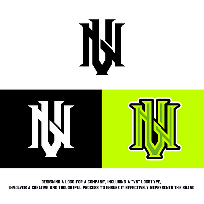 vn logo branding design esportlogo graphic design icon illustration initial logo logo logo creation logo creator logo type logotype monogram monogram logo ui vn logo