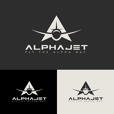 ALPHAJET- Logo Design business logo creative logo custom logo unique logo