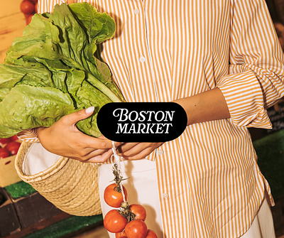 30 Days of Rebrand | Day 4 | Boston Market boston market brand designer branding design food design food packaging foodmarketing graphic design logo logo design rebrand restaurant restaurant marketing typography