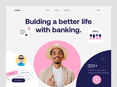 Fintech Header Exploration-Altex fintech fintech header fintech header page fintech web fintech website fintech website design header exploration saas saas landing page saas web ui design uiux design web app web resources webdesign