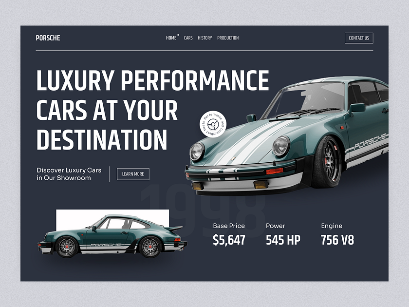 Browse thousands of Car Website images for design inspiration | Dribbble
