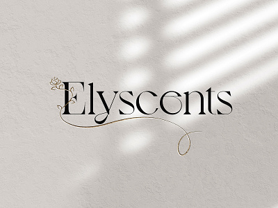 Logo Design for Elyscents 2d 2d art 2d logo brand branding design digital digital art elegant graphic design identity branding illustration logo luxury minimal modern perfume perfume logo