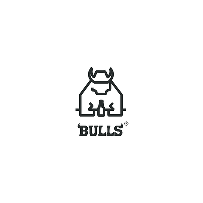 Bar of bulls logo logo