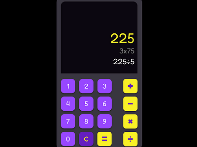 DailyUI #004: Calculator calculator daily ui design figma figma variables graphic design prototype ui