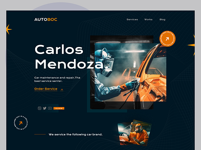 Car Repair Website car repair website design fashion fashion landing page graphic design grow your business landing page ui