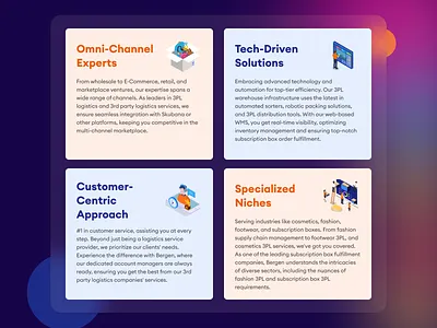 Bergen Logistics - Leading 3PL Logistics Provider auto layout branding figma landing page logistics ui design user interface web page