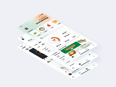 Diet App app design diet figma fitness food healty illustration mobile mobilehealth nutritiongoals ui ux