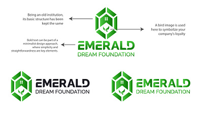 Dream foundation logo brand logo creative logo custom logo design dream logo green logo logo minimalist logo modern logo print design professional logo vector