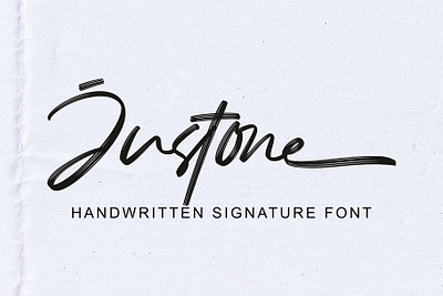 FREE | Justone Handwritten Signature Font elegant font free font logo font signature font signature logo