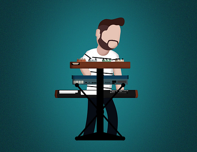 Synthesizers. Path animation animation graphic design motion graphics