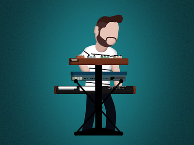 Synthesizers. Path animation animation graphic design motion graphics