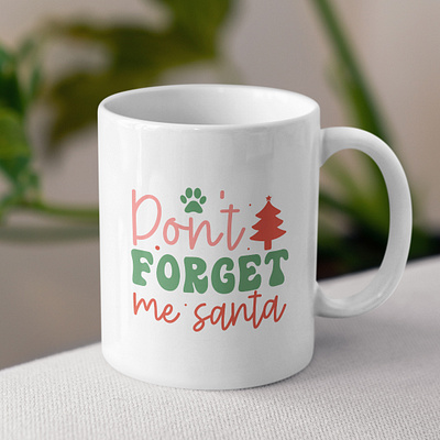 don't forget me santa SVG design christmas design illustration svg design