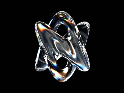 Glass Abstract 3d 3d art abstract ai animation blender branding coin crypto crystal finance glass illustration liquid logo motion graphics nft reflection transparent ui