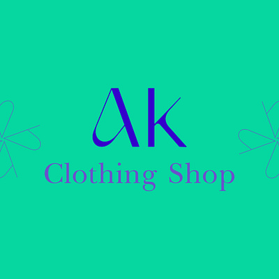 A K (Clothing Shop Brand identity) brand identity branding clothing strore graphic design logo logo design logotype store