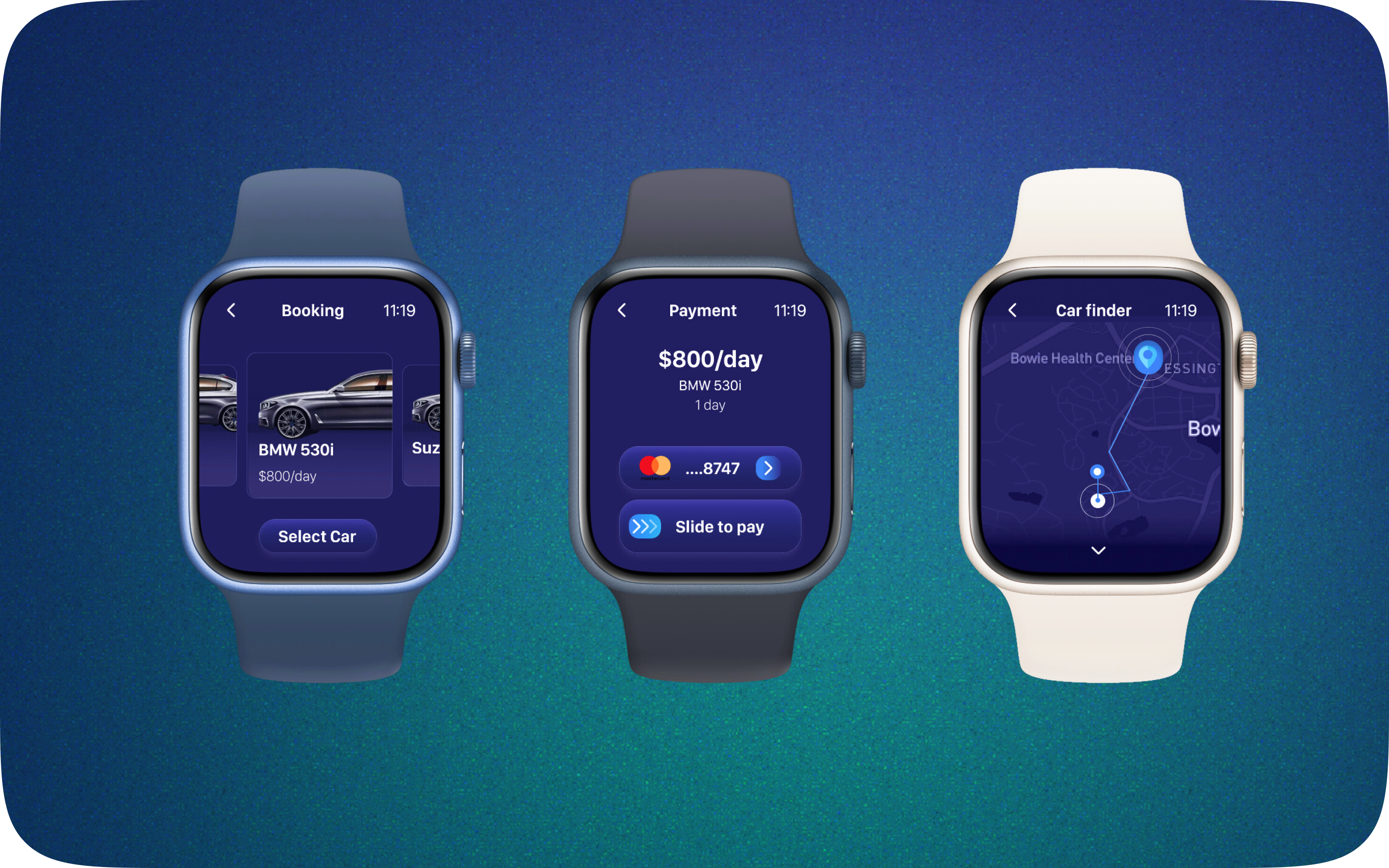 Apple Watch App UI Design Concept app watch app watch app iwatch smartwatch