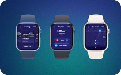 Apple Watch App UI Design Concept app watch app watch app iwatch smartwatch