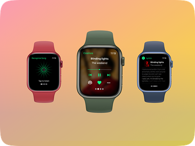 Apple Watch App UI Design Concept apple watch apple watch app design iwatch ui ux