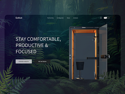 Main screen concept ai branding dark fog glass gradient graphic design green blue gradient green plants home screen illustration landing page main page main screen minimal plant plants ui uiux web design