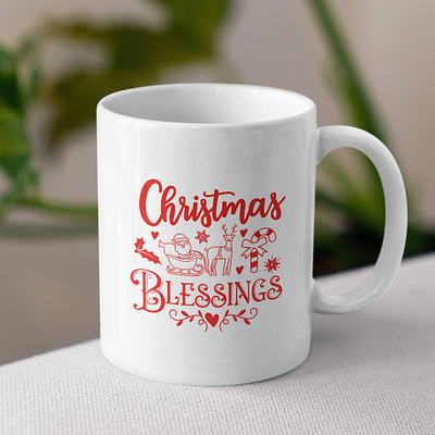 Christmas Blessings SVG design, PNG design christmas christmas svg illustration svg design