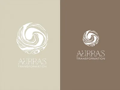 Aurras Transformation Logo design logo design logotype sound meditation visual identity