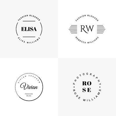 Logos created for different businesses art branding design graphic design illustration logo typography ui ux vector