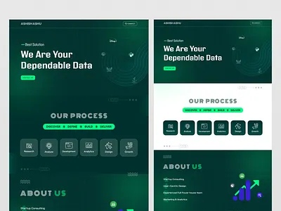 Software Company Website Design 3d animation branding corporate data graphic design logo motion graphics software ui vector