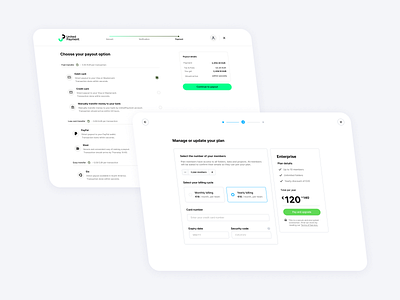 Payout details - Web view checkout payment payout ui web