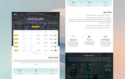 crypto website figma ui ux web web design website