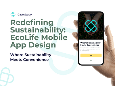 Redefining Sustainability: EcoLife Mobile App Design app appui appux branding casestudy clothing design ecofriendly ecolife ecommerce figma graphic design green illustration logo ui uidesign ux uxcasestudy vector