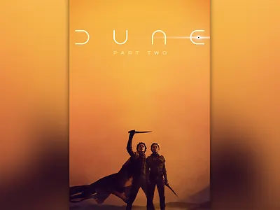🏜 Dune Part two 3d actors chani desert dune film heat illustration motion picture movie paul atreides sand suit sun vfx video editing visual effects weapon wind