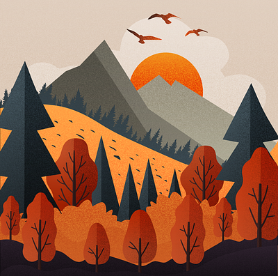 Fall 🍁 design graphic design illustration vector