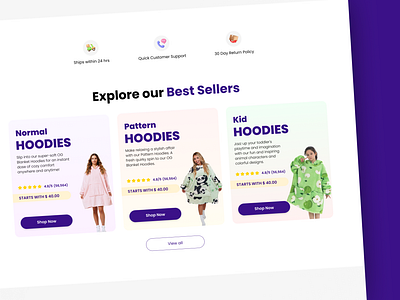 Best Sellers E-commerce Website Design 3d animation branding design graphic design illustration logo motion graphics ui vector