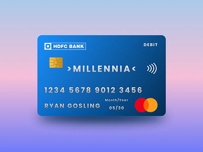 Debit Card Design debit card design figma ui ui challenge