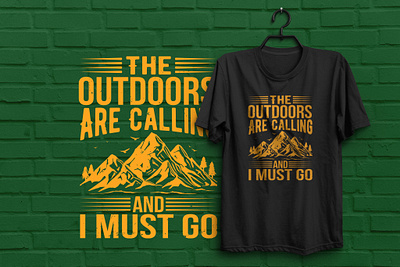 Outdoor Creative T-Shirt Design design graphic design hanging outdoor creative t shirt design t shirt