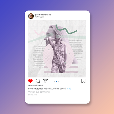 Cover for Instagram Post branding graphic design