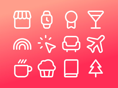 Some New Random Icons 🧁 free icons icon icon set iconography icons minimal