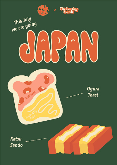 Japan July! design graphic design illustration typography