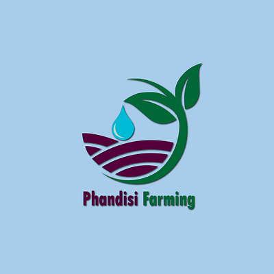 This is a logo phandisi Farming. 3d branding graphic design logo ui