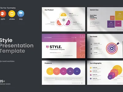 Style Presentation Template template