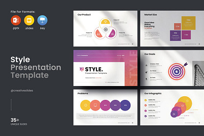 Style Presentation Template template