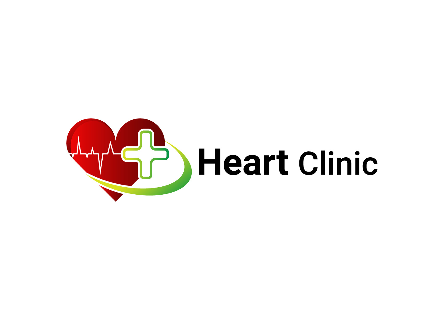 Concept : – Heart Clinic Logo Design (Unused). by Ocean Graphic on Dribbble