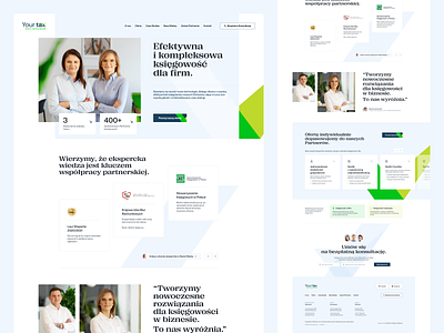 YourTax - Accounting Office accounting ai artificial intelligence corporate design home page landing page minimalistic poland taxes ui ux web webdesign webdesigner website