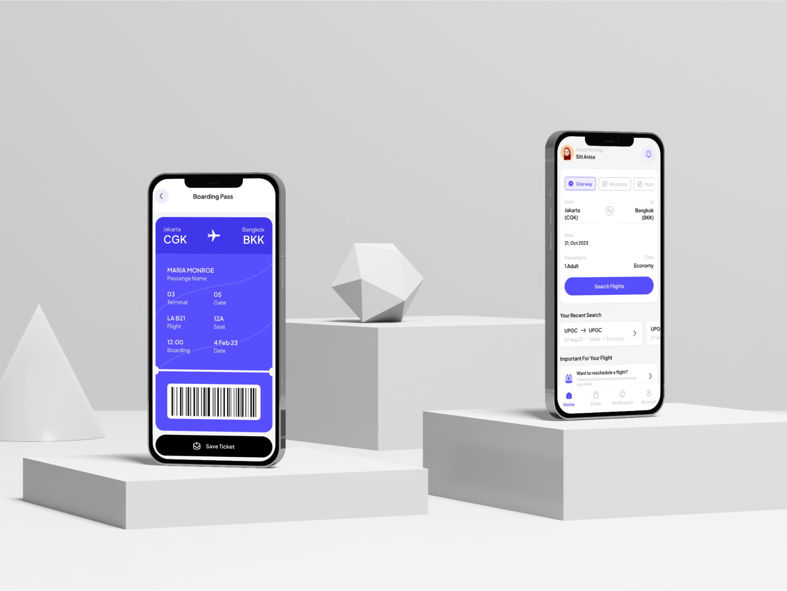 AIRTIX - Airways Ticket Booking UI KIT air asia air ticket airplane ticket airways app booking boarding boarding pass booking flight garuda lion air mobile online booking plane ticket ticket app travel travel ticket trip ui