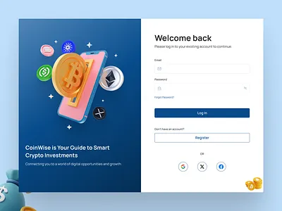 Log in UI Design dailyui figma ui uidesign