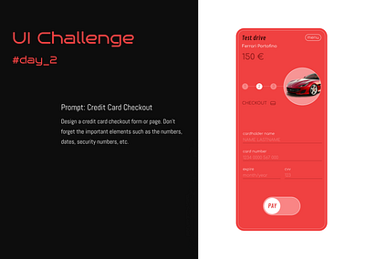 Daily UI challenge #day_2 challenge dailyui design ui ux